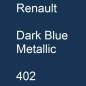 Preview: Renault, Dark Blue Metallic, 402.